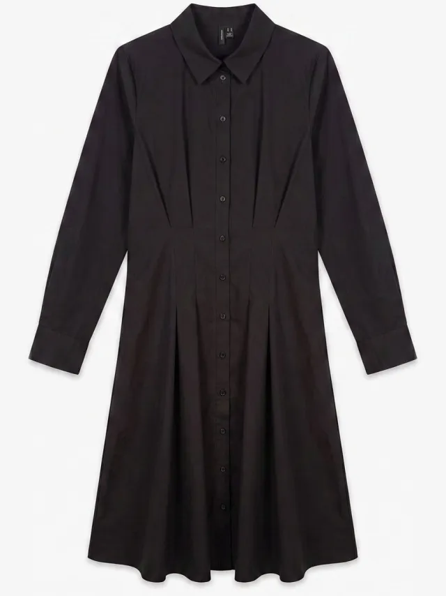 Vero Moda Jurk VMSARAH Midi-jurk Black 1