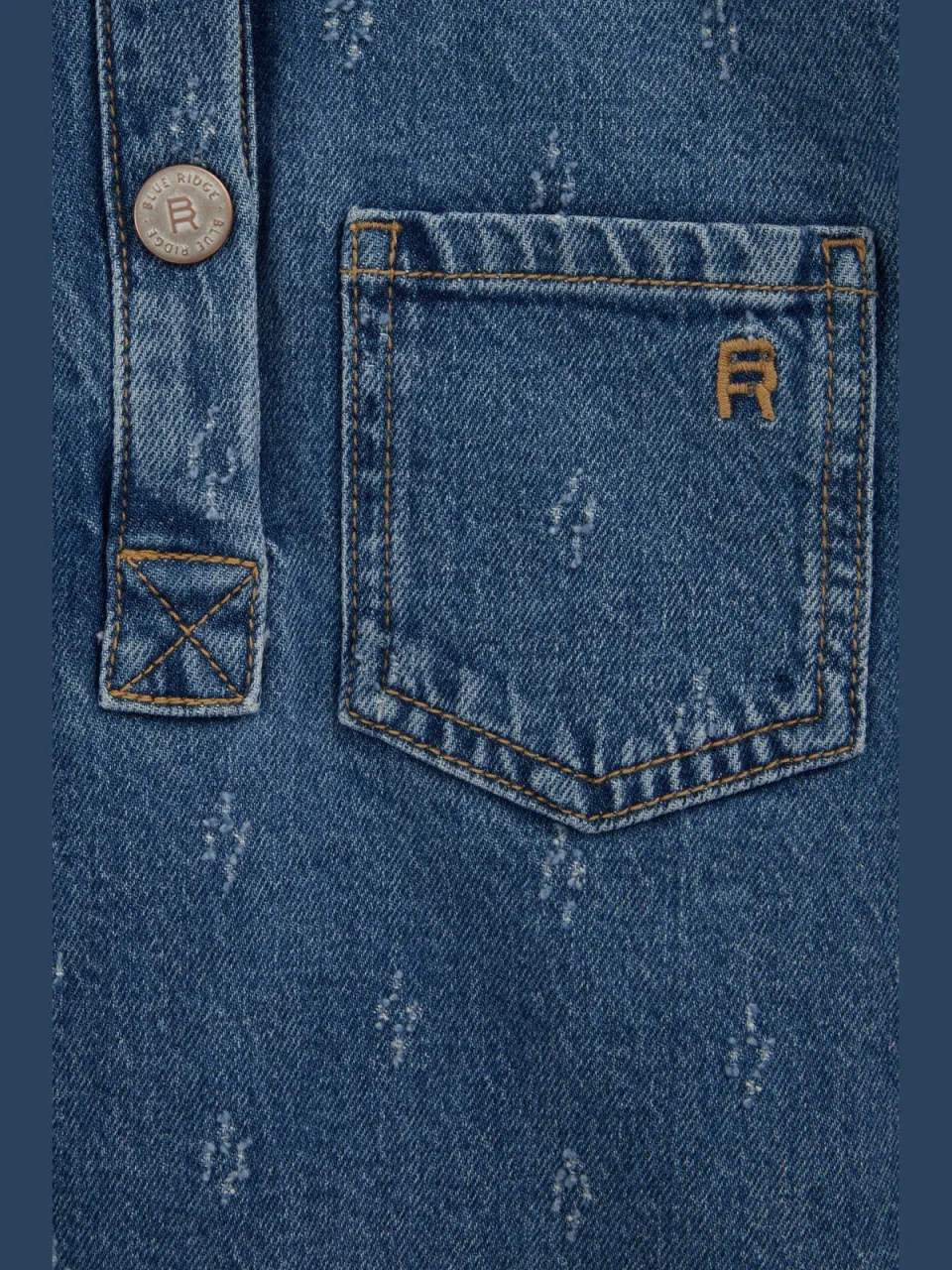WE Fashion Blue Ridge spijkerjurk blauw, foto 7