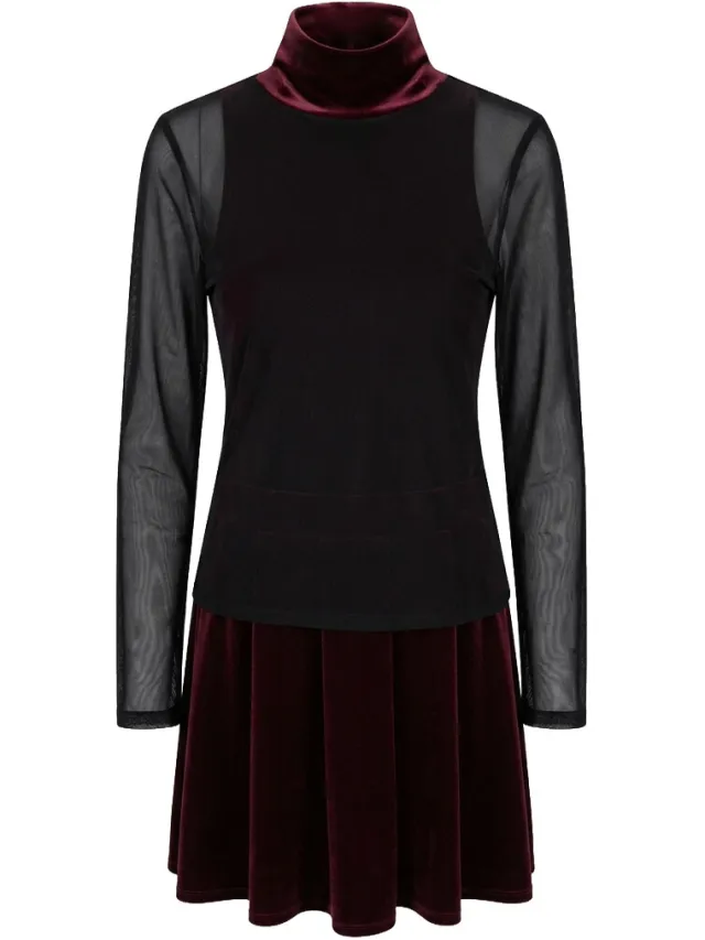 Pennyblack Korte Jurk Pennyblack pbptacito-002 Bordeau