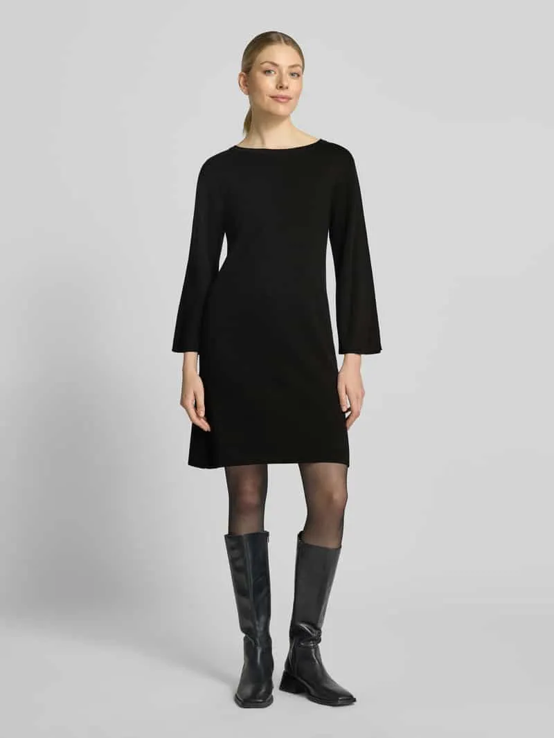 MORE & MORE regular fit minijurk van viscosemix zwart, foto 4