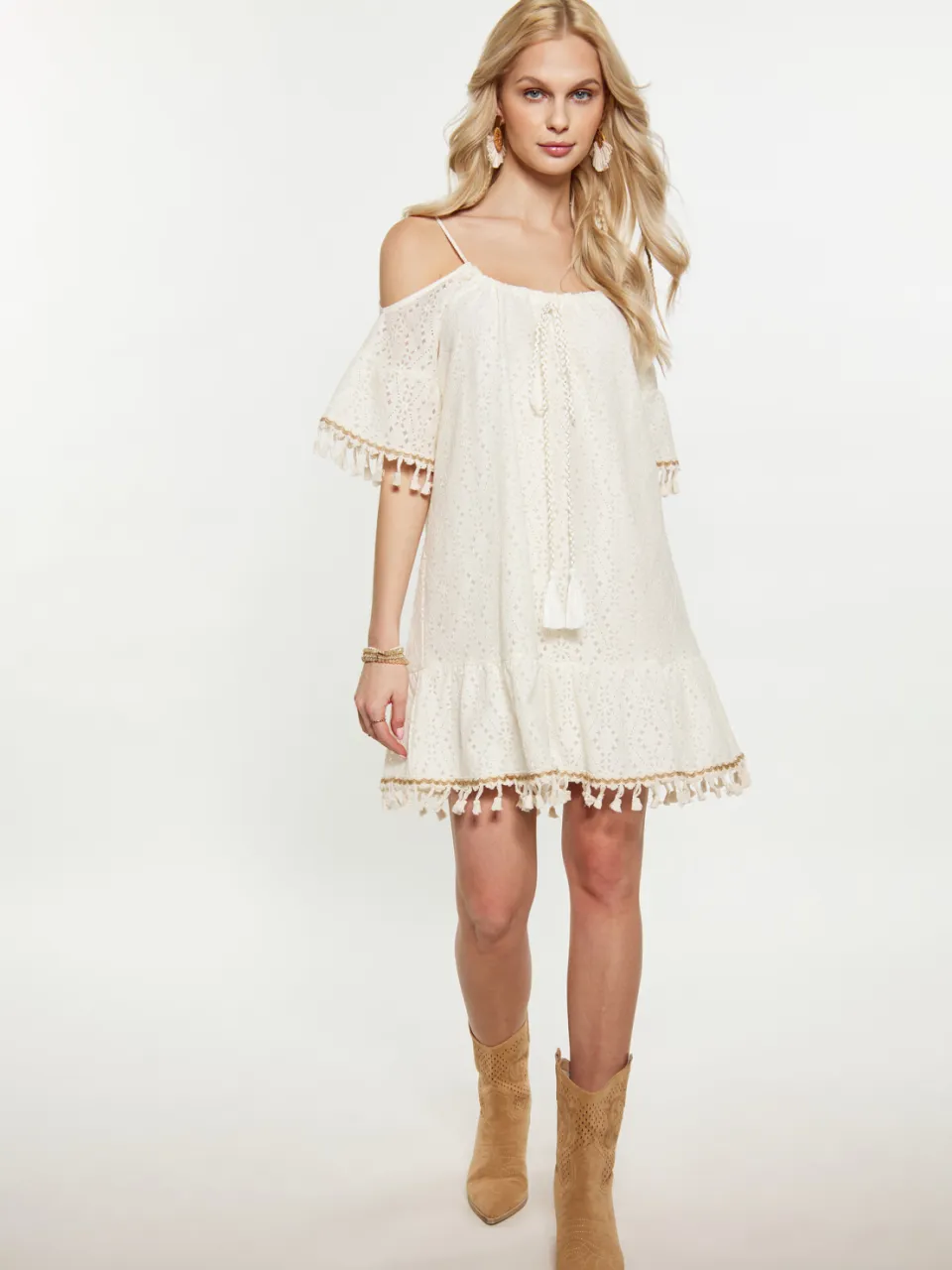 IZIA Jurk Dames wit