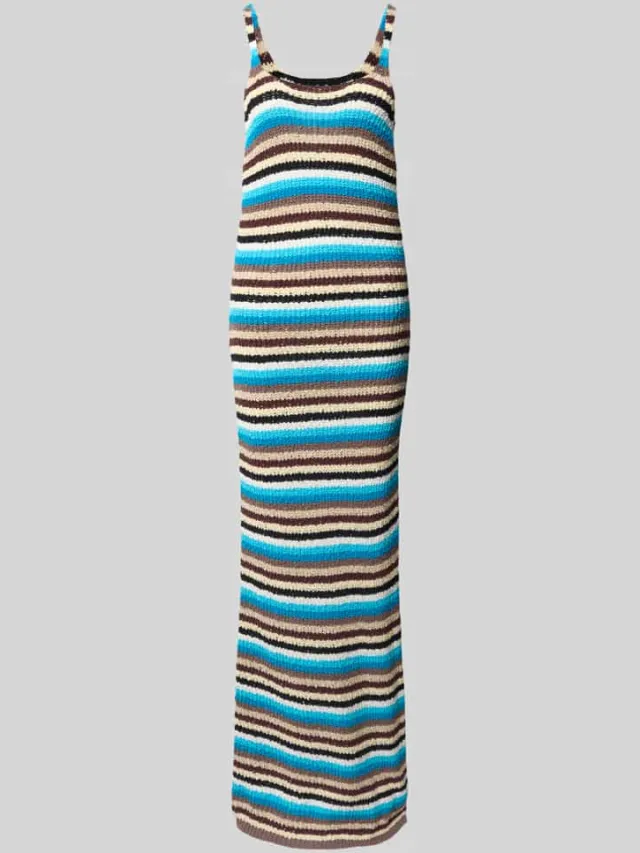 Topshop Tricotjurk in all-over look model 'CAJSA' bleu, foto 2