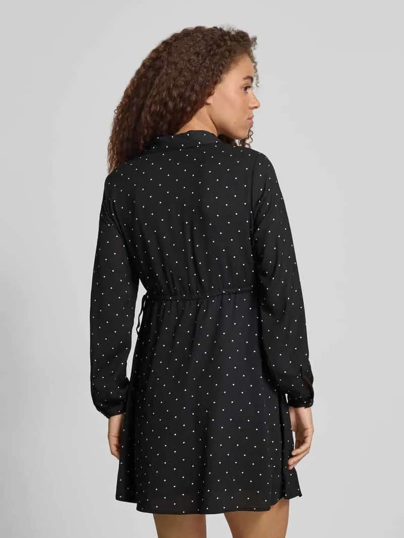 Only Getailleerde vrijetijdsjurk met all-over motief model 'ALYNN' zwart, foto 3