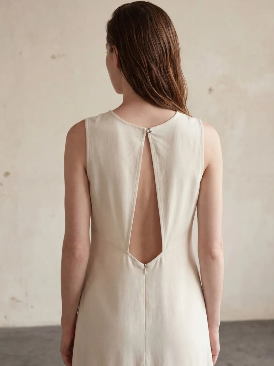 MyFashion Midi-jurk met Rugdetail crème, foto 2