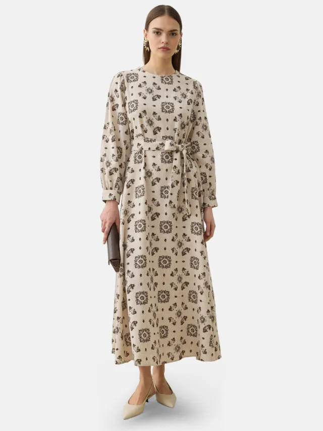 Refka Modest Dress Refka Beige