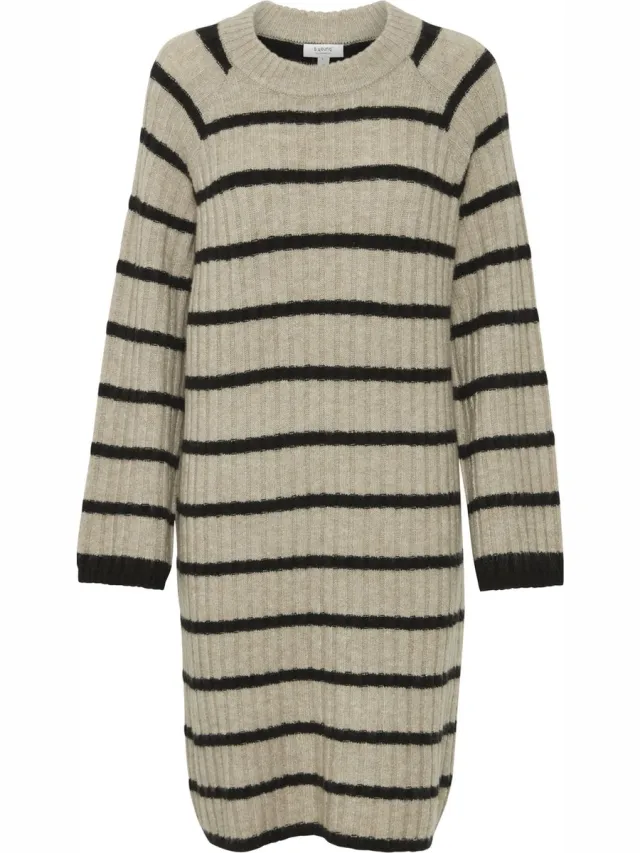 b.Young BYMARIANNE SHORT DRESS - Dames Jurk Bruin