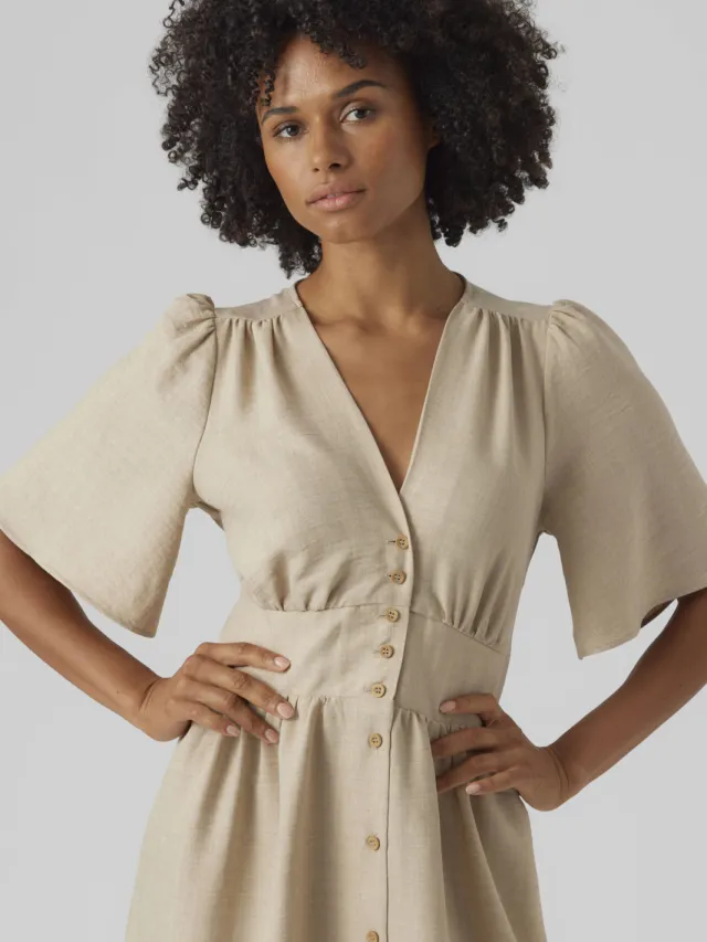 Vero Moda zomerjurk beige, foto 3