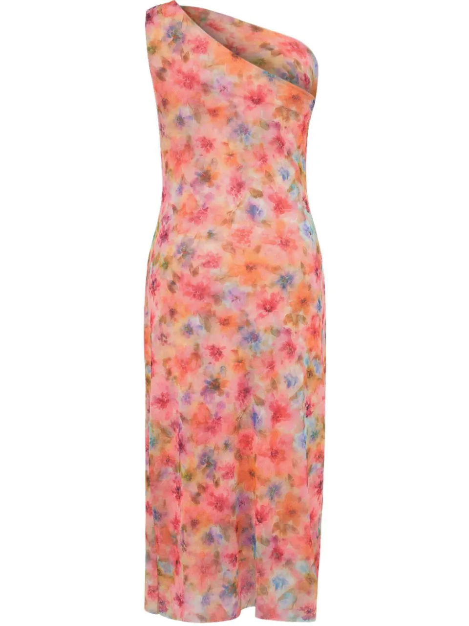 Trendyol Curve Dames Meerkleurig Effen Maxi Mouwloos Feest Bodycon Grote maten Jurk Veelkleurig