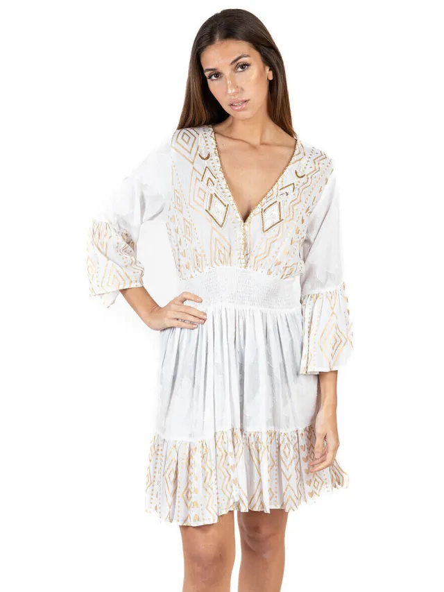 Isla Bonita By Sigris Jurk Isla Bonita By Sigris Jurk Wit