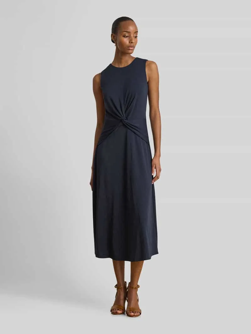 Lauren Ralph Lauren Jurk met knoopdetail in de taille Marineblauw