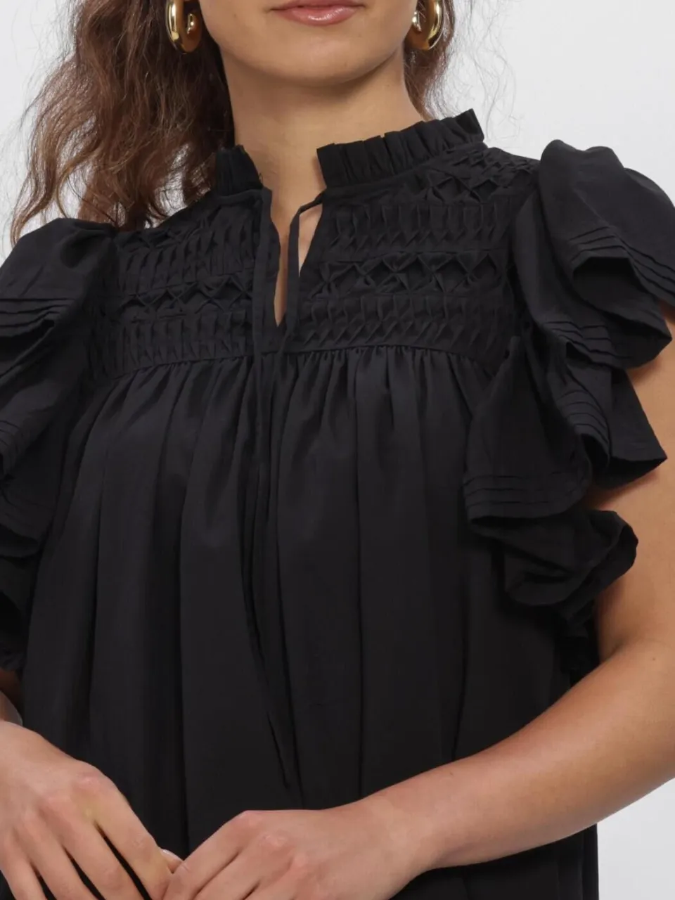 Y.A.S. YAS Dames Jurken Yaslura Ss Dress S. Noos - Zwart, foto 4
