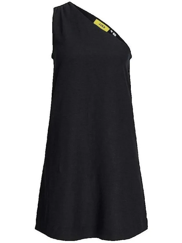 Jack & Jones Korte Jurk Jack & Jones Robe asymétrique noire Zwart