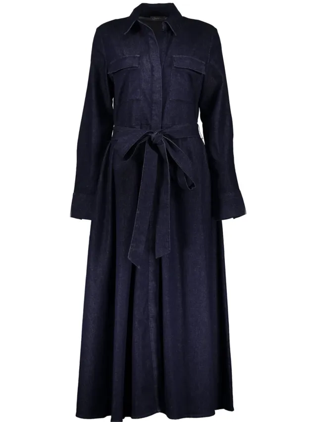 Geisha Dress long - 67500-10 - 880 Dark blue denim