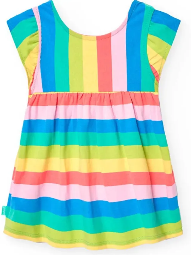boboli Knit Striped Mouwloze Jurk Veelkleurig 9 Months Meisje Multicolor Listing
