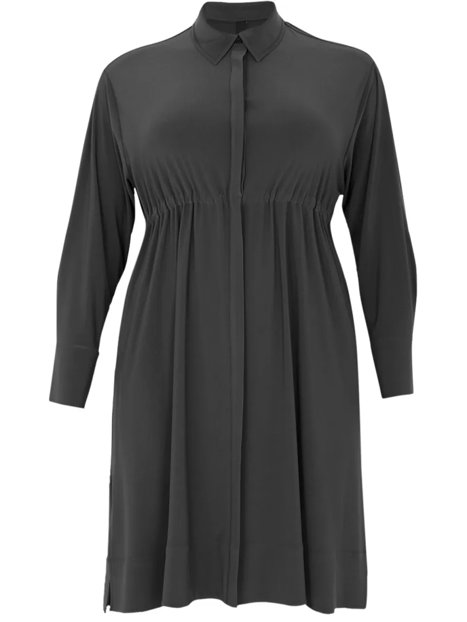 Yoek Tuniek met tailleband | Grote maten tuniek | Zwart, foto 3
