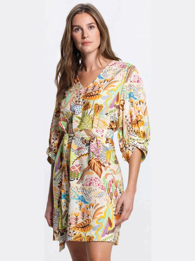 JANSEN Amsterdam mini jurk multi