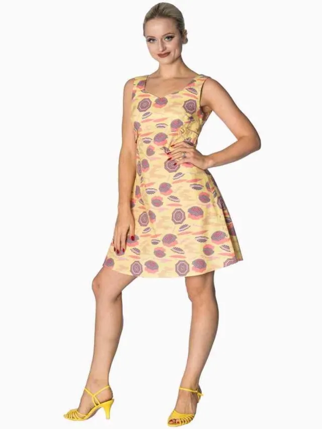 Dancing Days PARASOL TABS SUN Korte jurk - 2XL - Creme