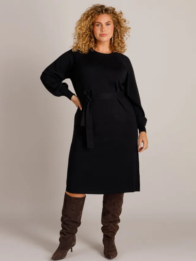 Yest Curve jurk YCroos Essential zwart