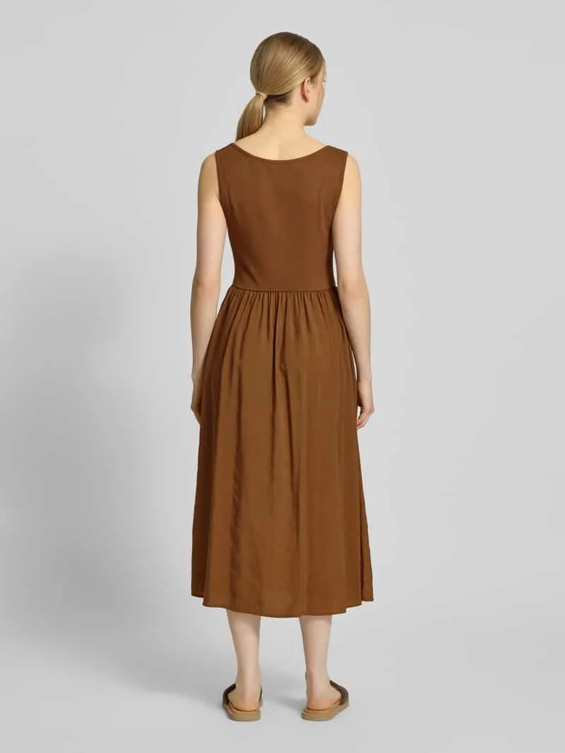 Rich & Royal midi-jurk met opgestikte zakken cognac, foto 3
