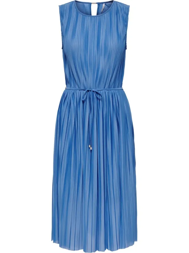 Only ONLELEMA S/L PLISSE DRESS BOX JRS - Dames - Maxi jurken Ultramarine