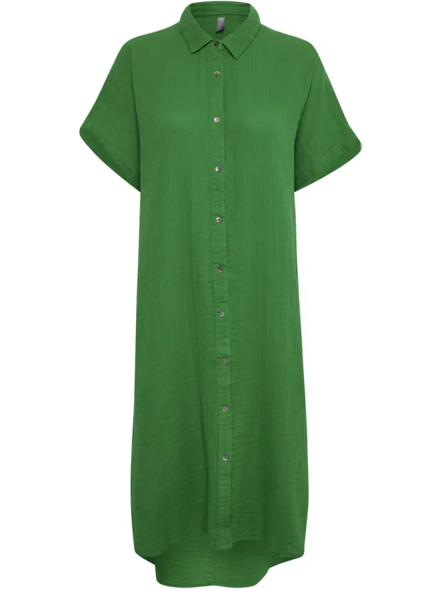 Culture Damesjurk CULTURE Elina Kaftan Groen