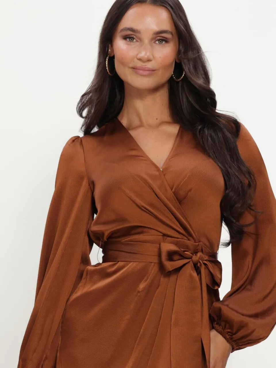 Lina Locchi Dames Jurken Ll-bea - Cognac, foto 3