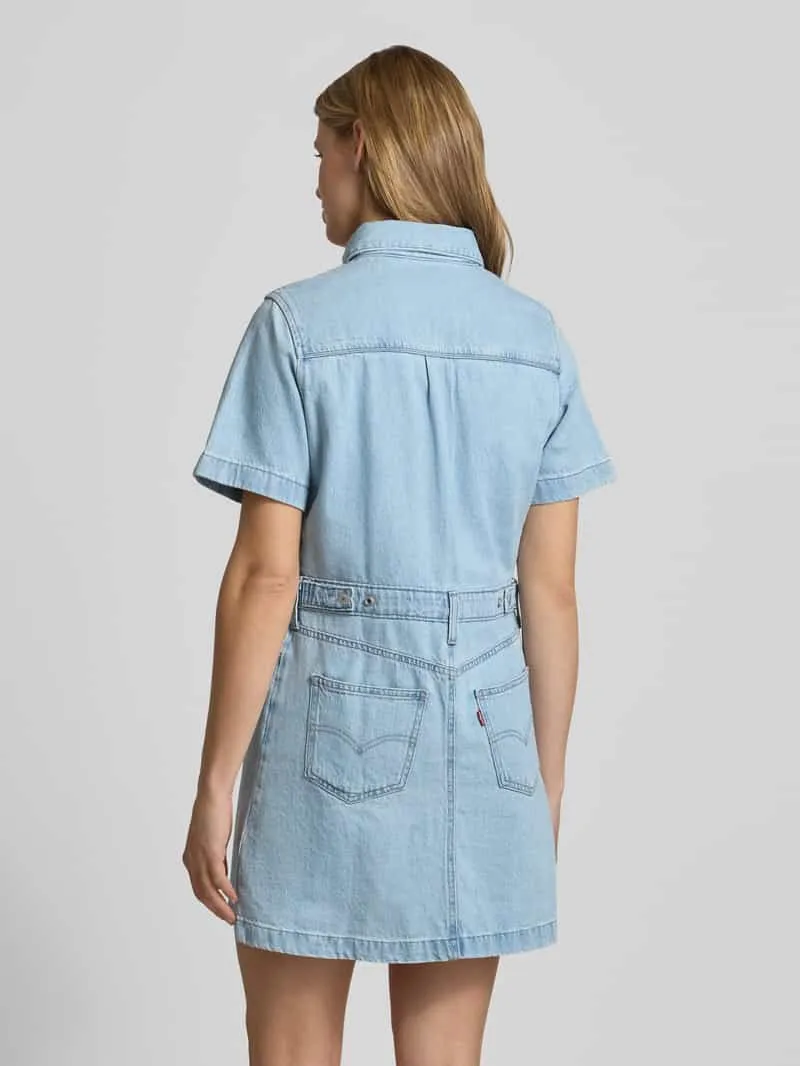 Levi's Regular fit denimjurk van puur katoen Lichtblauw
