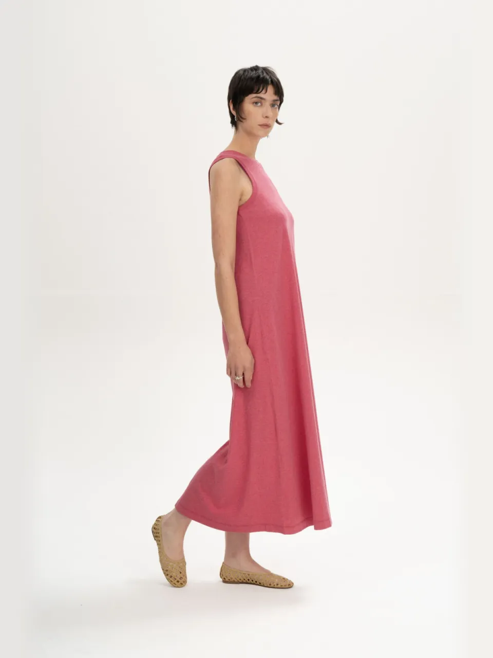 MELA dames vegan Maxi Jurk Mahika Blossom Melange, foto 2