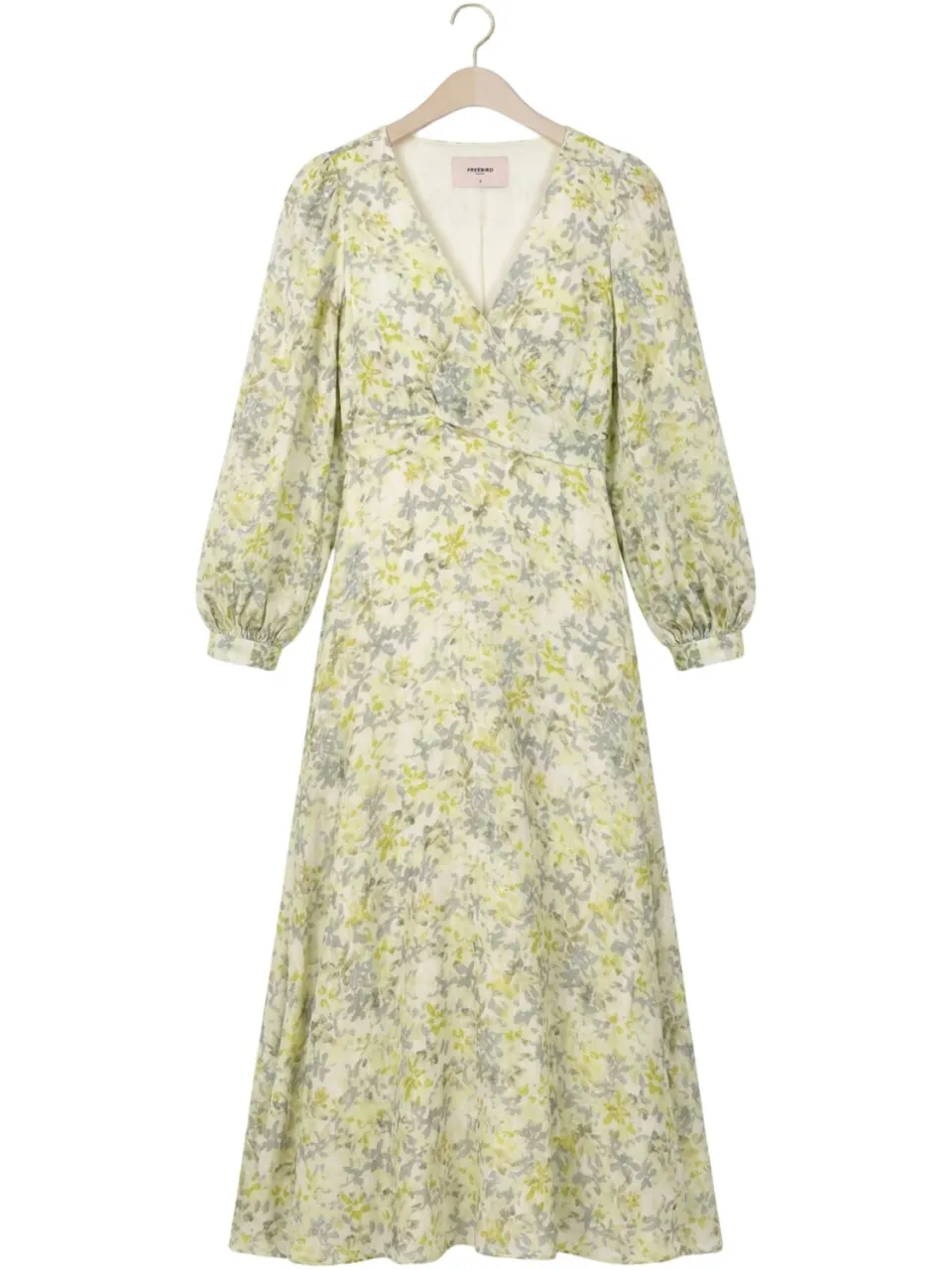 Freebird Dames Jurken Wv-vis-poly-flower-26-1 - Creme, foto 2