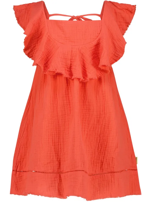 Vingino Pitia Meisjes Jurk - Hot coral