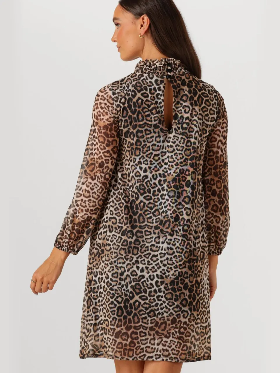 Ana Alcazar Dames Jurken Dress Turtleneck - Bruin, foto 3