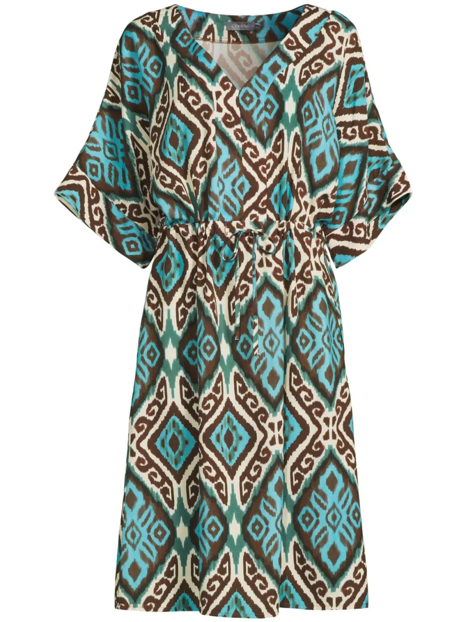Geisha viscose zomerjurk - blauw, foto 2