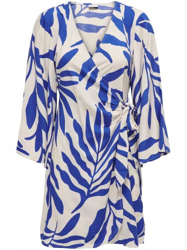 JDY JDYSEZEN LIFE 7/8 SHORT DRESS WVN NOOS - Dames - Mini jurken Sandshell 1