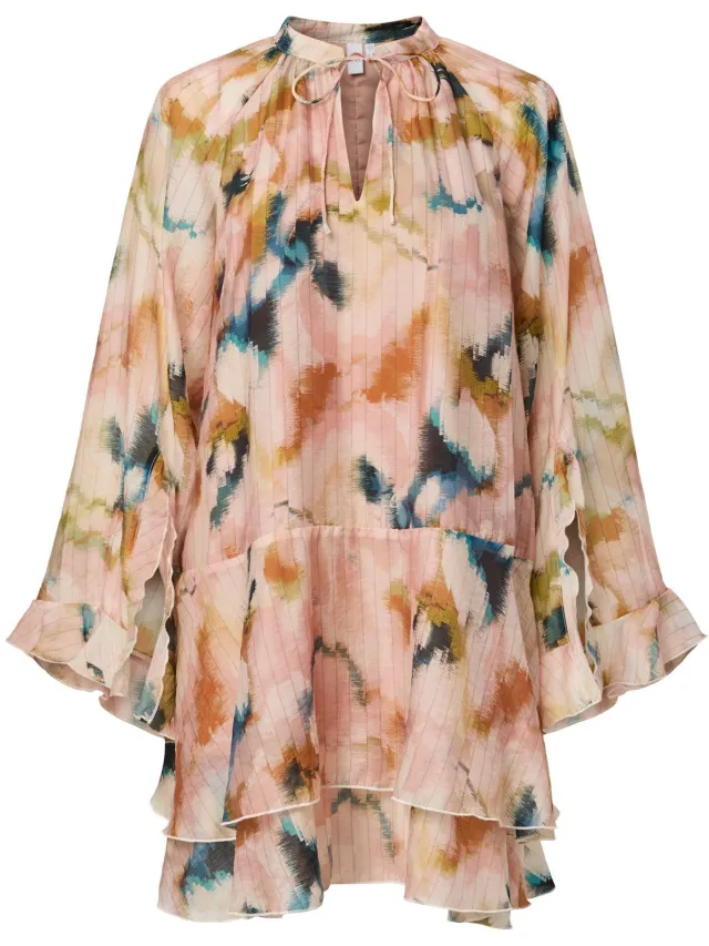 Yas midi-jurk YASSOARA Shadow Gray1