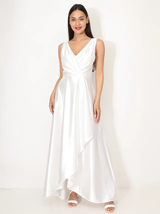 La Modeuse Jurk La Modeuse 70602_P165173 Wit