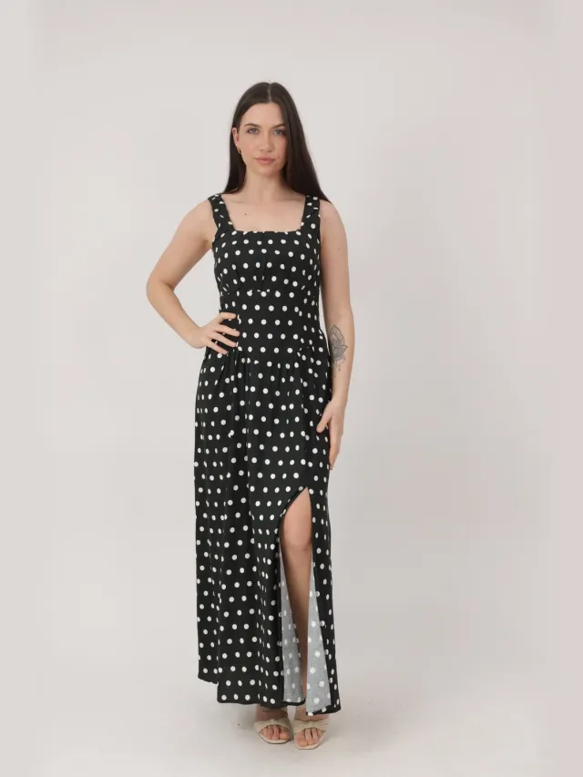 Elara Maxikleid Schwarz