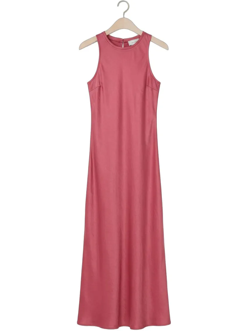 NEO NOIR Dames Jurken Celinie Heavy Sateen Dress - Roze, foto 2