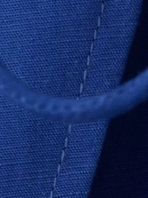 Mango midi jurk met linnen - blauw, foto 5