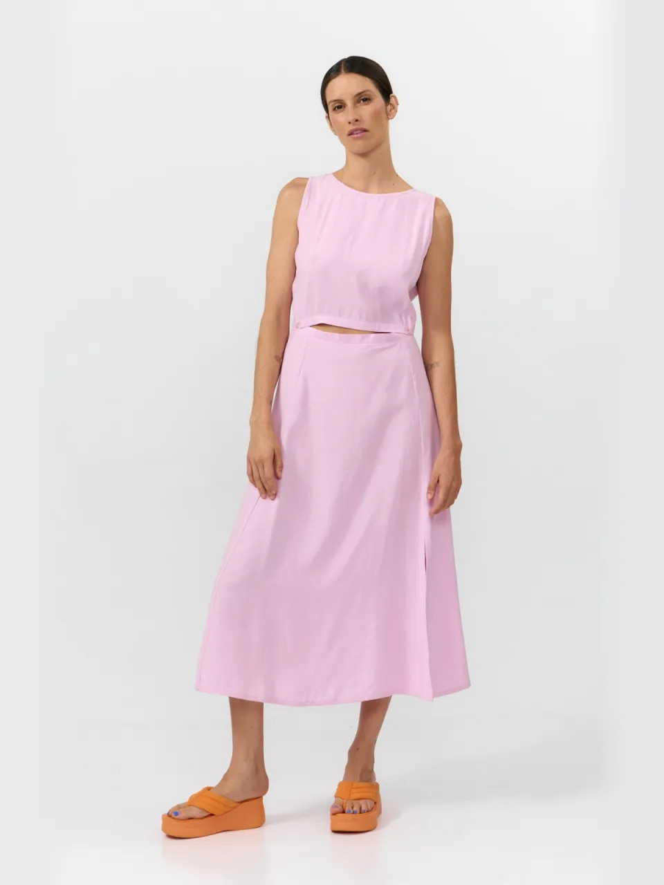 SUITE13LAB dames vegan Jurk Tera Roze, foto 2