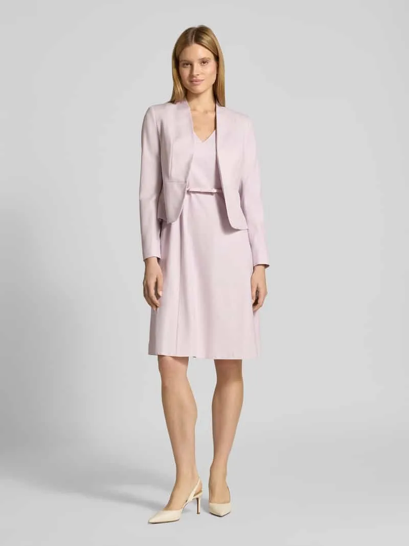 Christian Berg Woman Selection Knie-lange jurk met riem Lichtroze