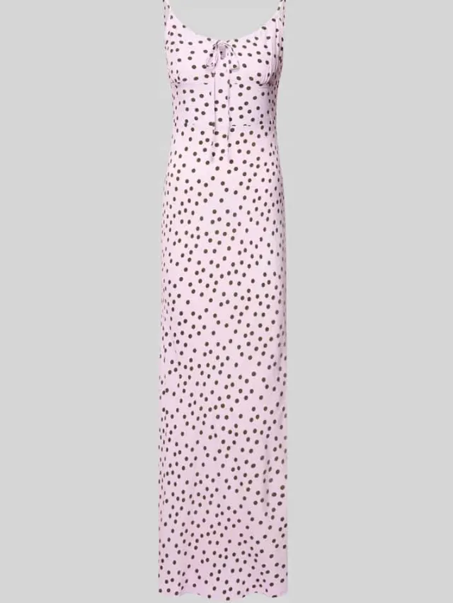 LeGer Maxi-jurk in all-over look model 'Fleur' lila, foto 2