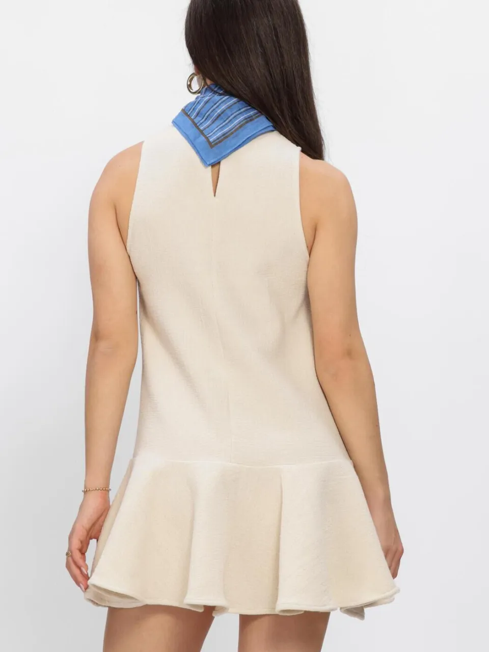 Edited Dames Jurken Zainab Dress - Creme, foto 3