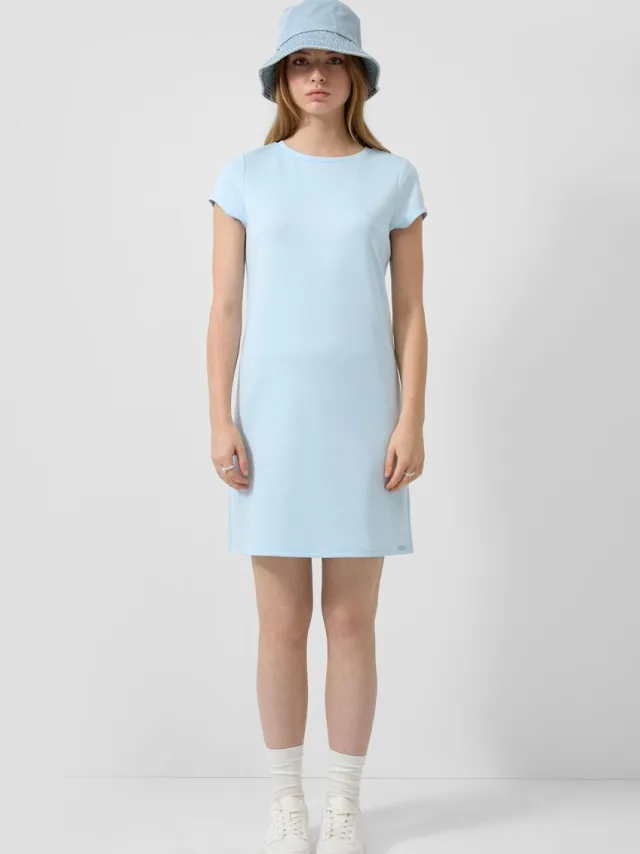 QS female - Jersey jurk lichtblauw