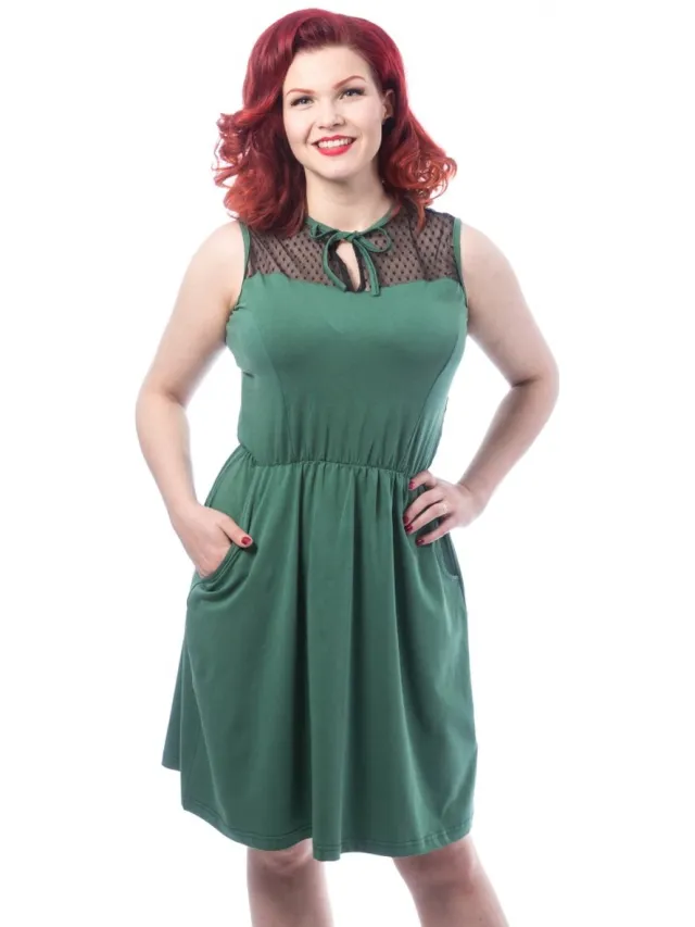 Rockabella AVALON Korte jurk - 3XL - Groen