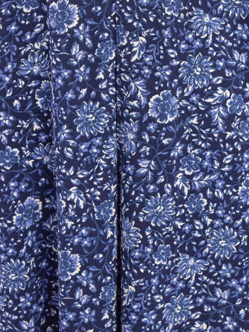Yours Blauwe Jurk Met Bloemenprint En Plooien Aan De Voorkant, foto 3