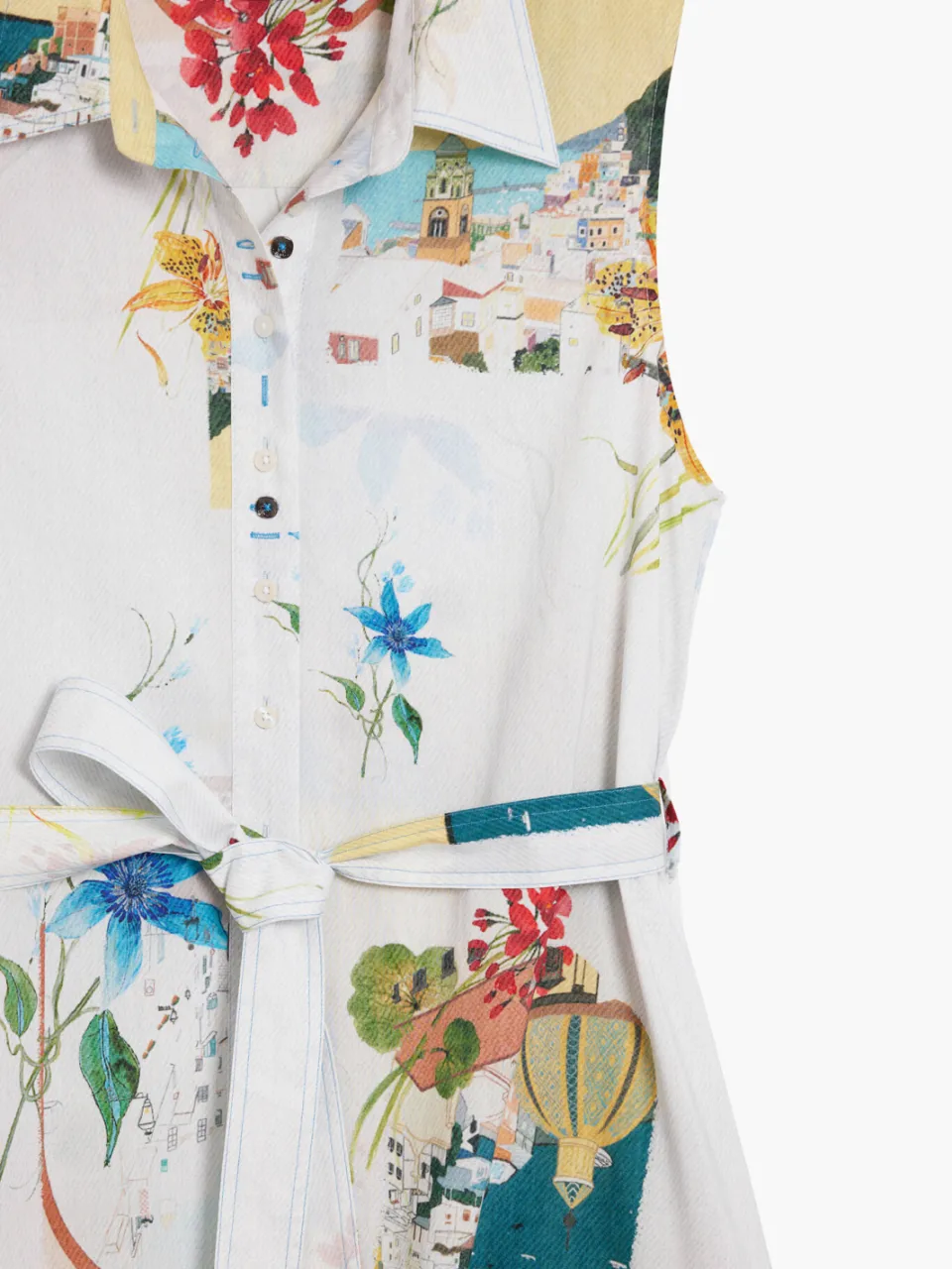 Desigual blousejurk wit, foto 4