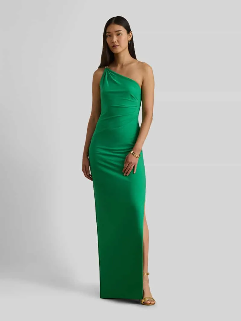 Lauren Ralph Lauren avondjurk met siersteentjes model 'BELINA' Groen