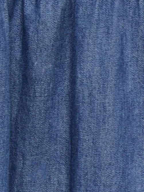 Only korte jurk blauw, foto 3