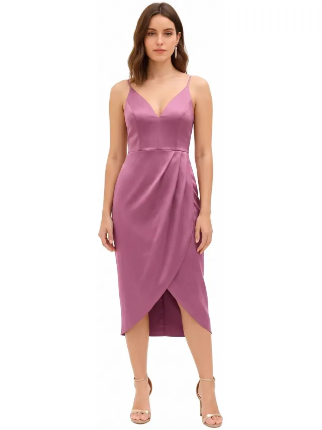 Rinascimento Midi-jurken Rinascimento CFC0130466003 multicolour