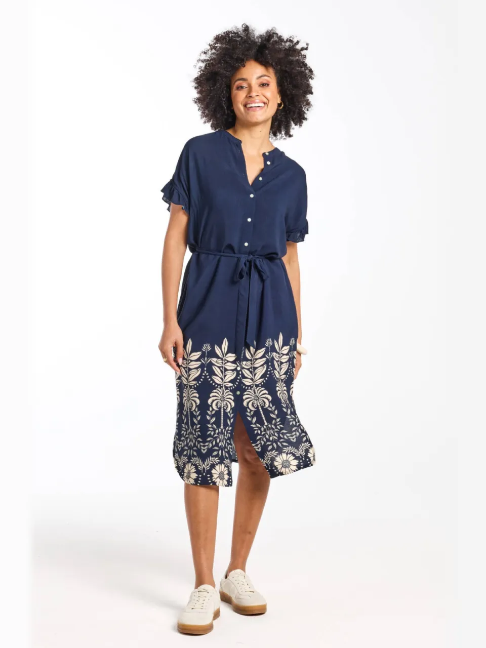 Didi blousejurk donkerblauw, foto 3